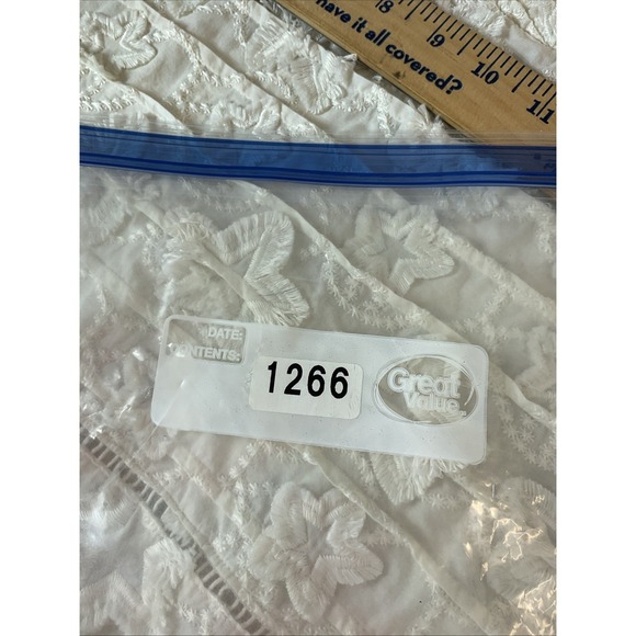 FARM RIO Star 3D Embroidered Blouse in Ivory XS Fairy Party Office‎ cropped - Picture 12 of 13